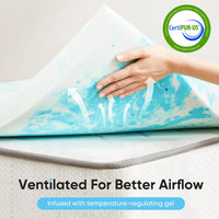 Cooling Gel Mattress Topper for Truck Sleepers